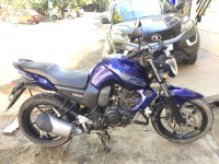 Blue Yamaha FZ16