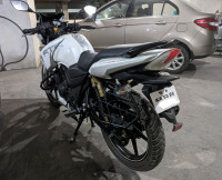 White TVS Apache RTR 180 ABS