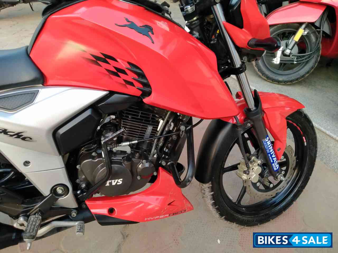 Used 19 Model Tvs Apache Rtr 160 4v For Sale In Bangalore Id Red Colour Bikes4sale