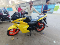 Red N Yellow Honda CBF Stunner