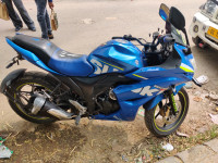 Blue Suzuki Gixxer SF