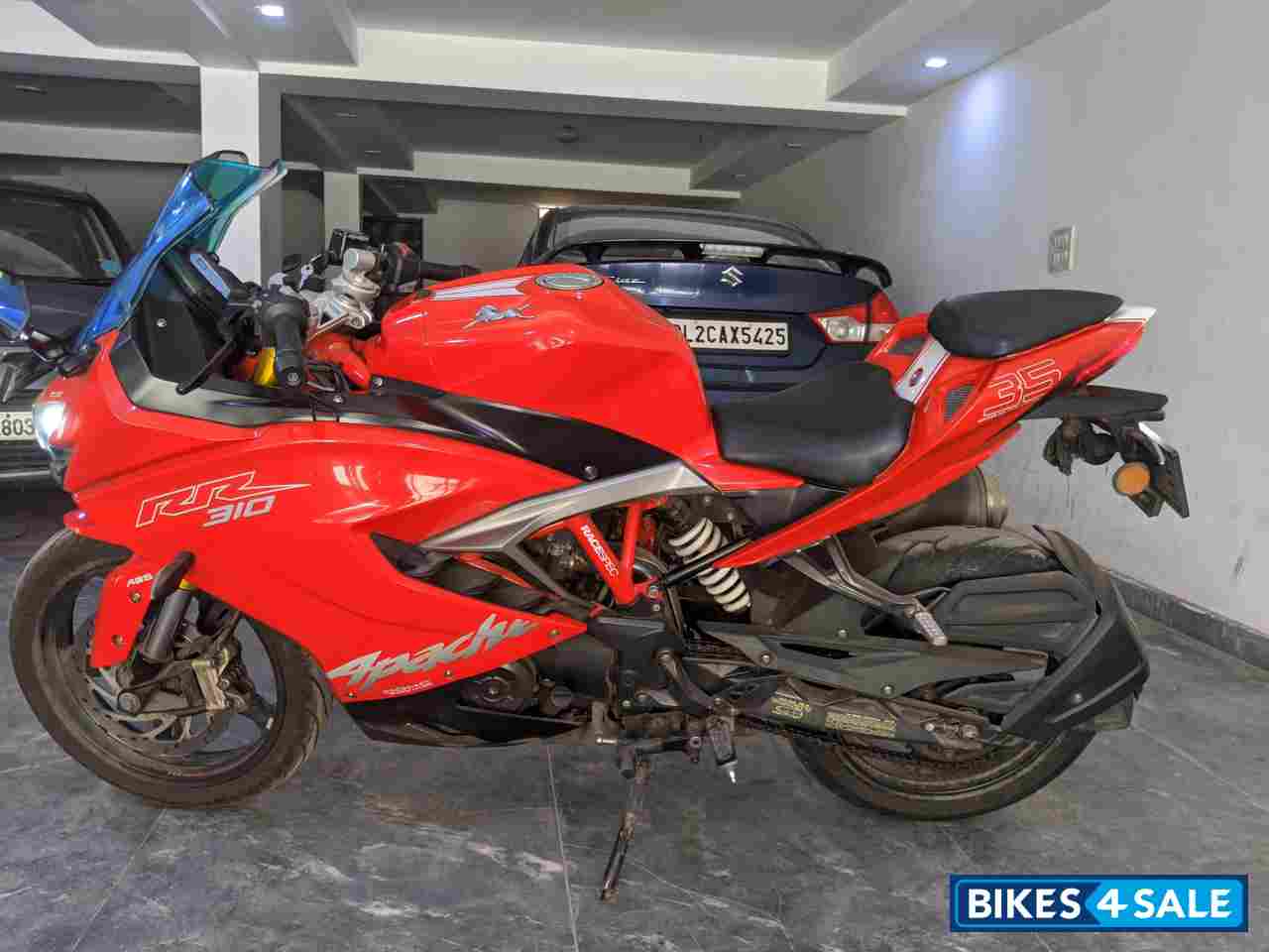 Red TVS Apache RR 310 Red TVS Apache RR 310