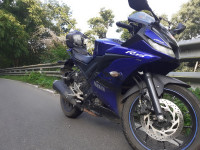 Blue Yamaha YZF R15 V3