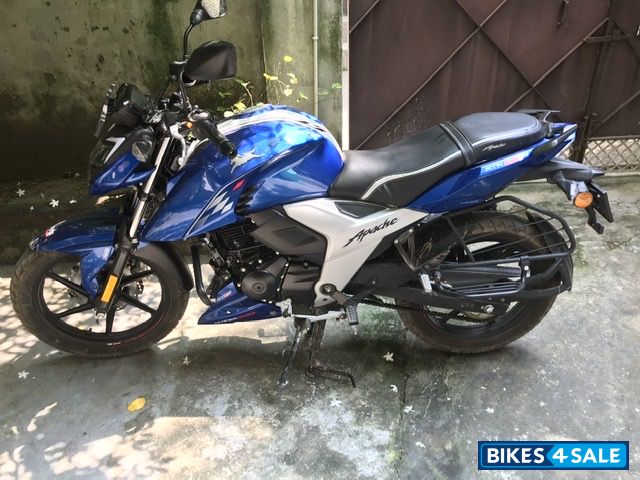 Used Model Tvs Apache Rtr 160 4v Bs6 For Sale In West Champaran Id Blue Colour Bikes4sale