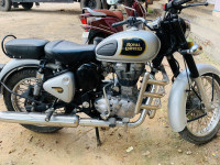 Silver Royal Enfield Classic 350