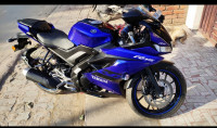 Blue Yamaha YZF R15 V3