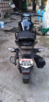Black Honda CB Trigger