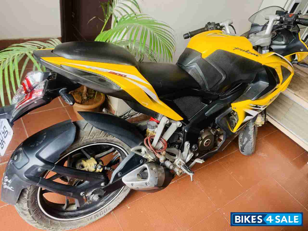 Yellow Bajaj Pulsar RS 200 Yellow Bajaj Pulsar RS 200