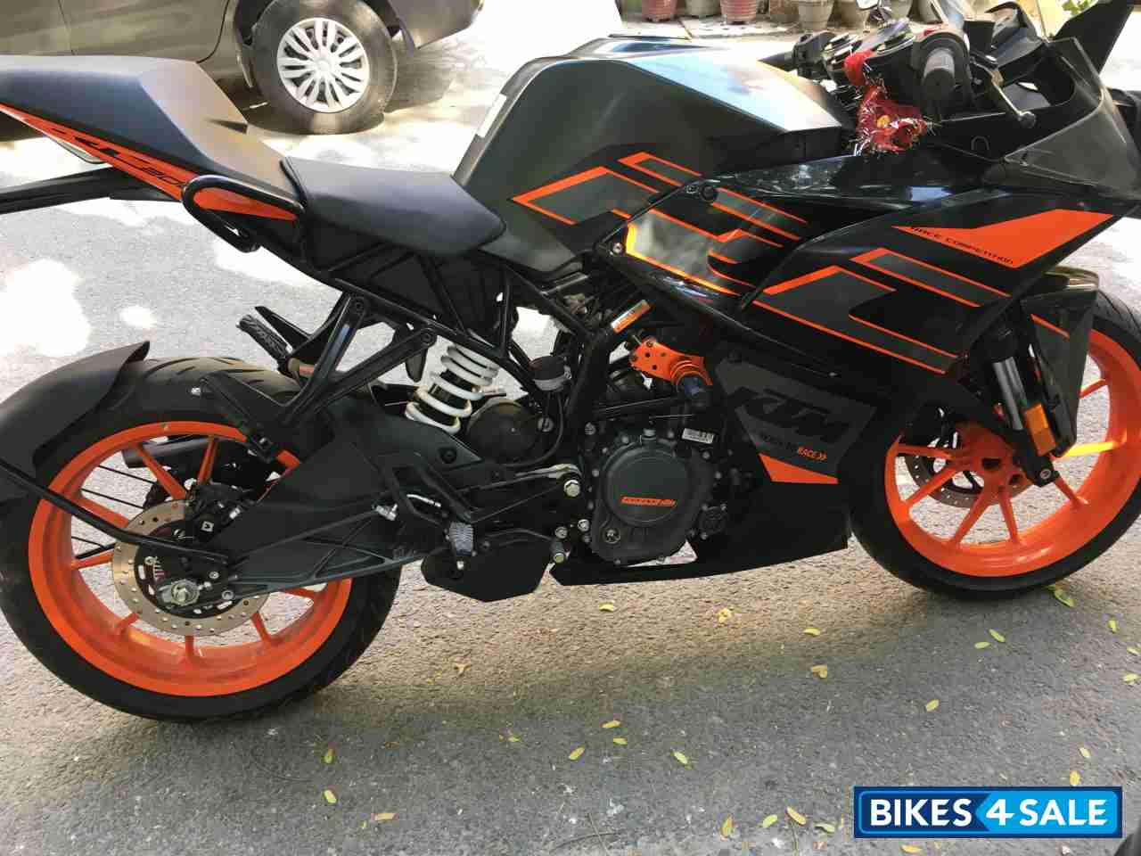 ktm rc 200 electronic orange