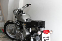 Silver Royal Enfield Bullet Electra