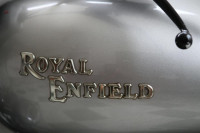 Silver Royal Enfield Bullet Electra