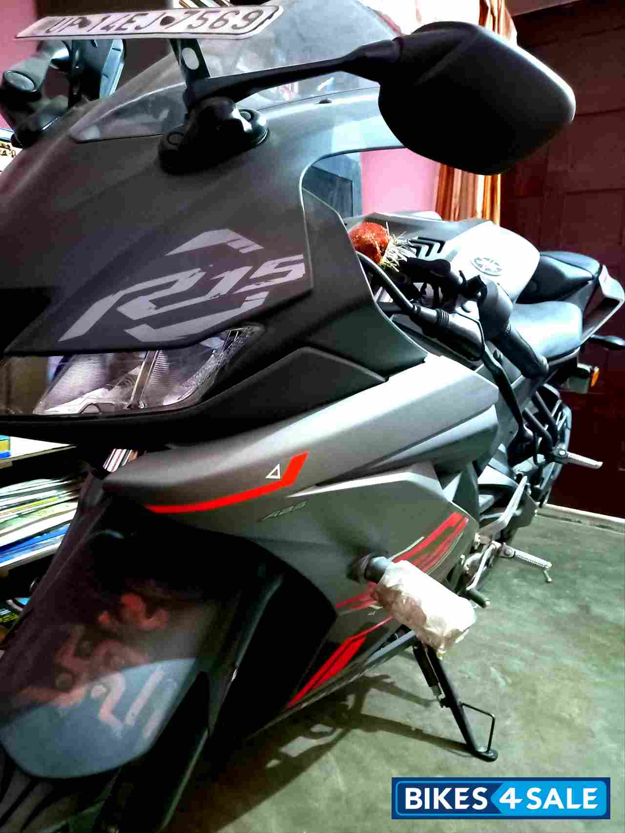 Matt Red Grey Yamaha YZF R15 V3 BS6 Matt Red Grey Yamaha YZF R15 V3 BS6