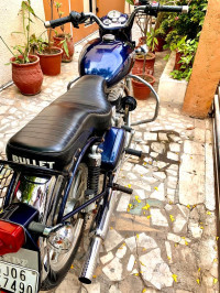 Blue Royal Enfield Bullet Electra