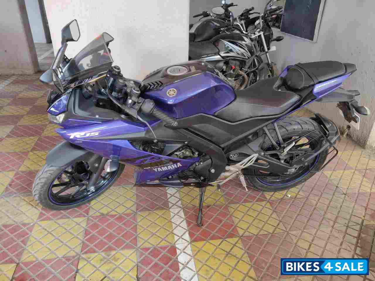 Navy Blue Yamaha YZF R15 V3