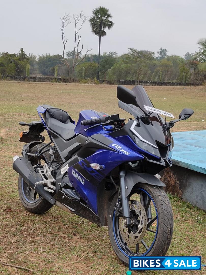 Used 2018 model Yamaha YZF R15 V3 for sale in Dhanbad. ID 303620. Blue ...