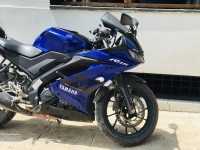 Blue Yamaha YZF R15 V3