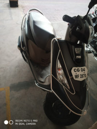 Matte Black TVS Scooty Zest