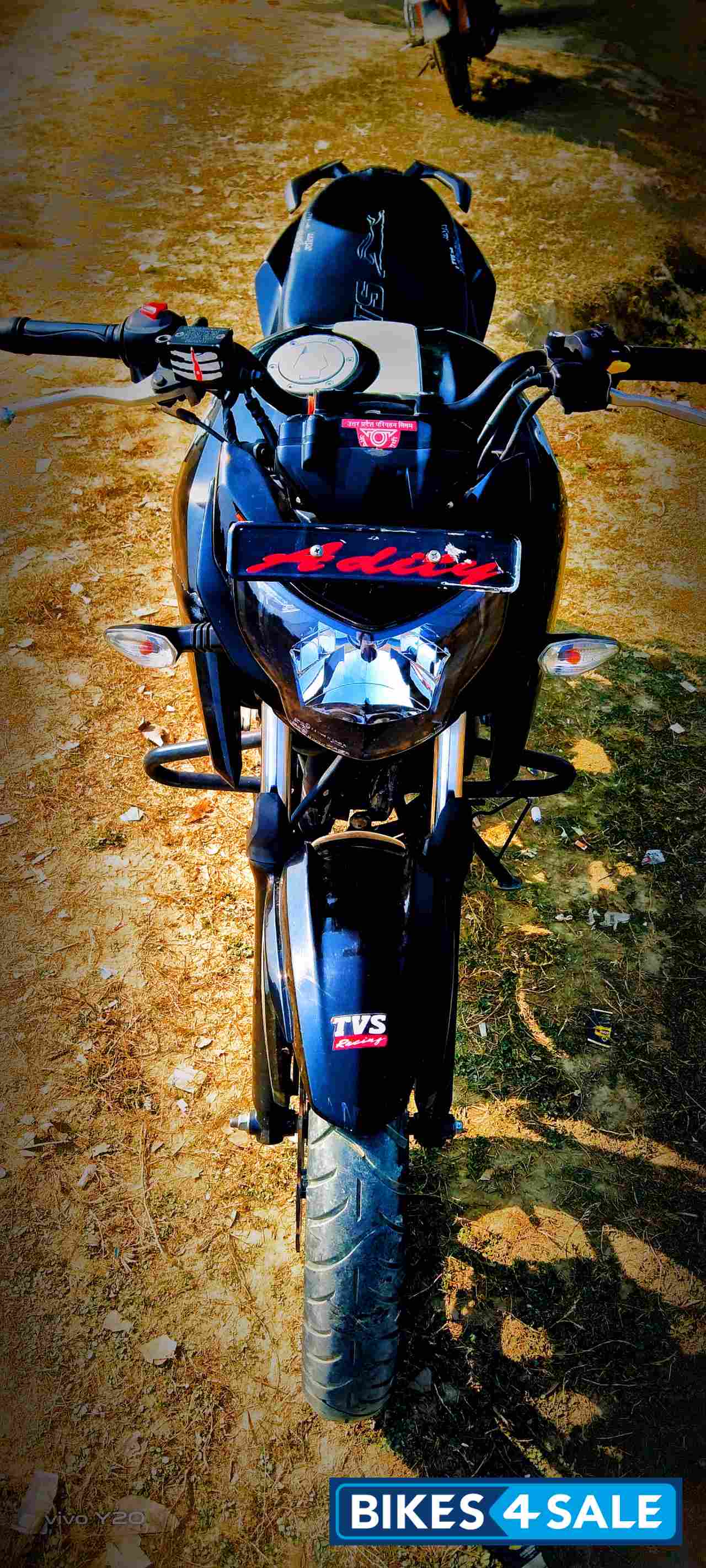 Used 18 Model Tvs Apache Rtr 160 4v For Sale In Varanasi Id Bikes4sale