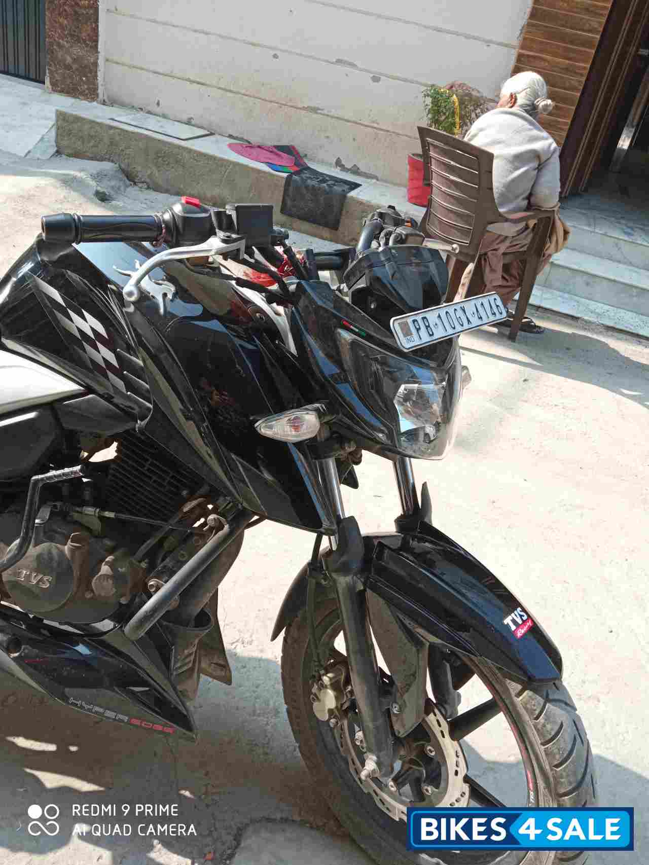 Used 18 Model Tvs Apache Rtr 160 4v For Sale In Ludhiana Id Bikes4sale