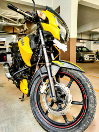 Yellow With Black TVS Apache RTR 160