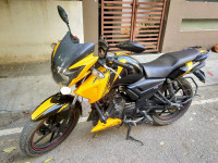 Yellow With Black TVS Apache RTR 160