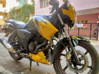 Yellow With Black TVS Apache RTR 160