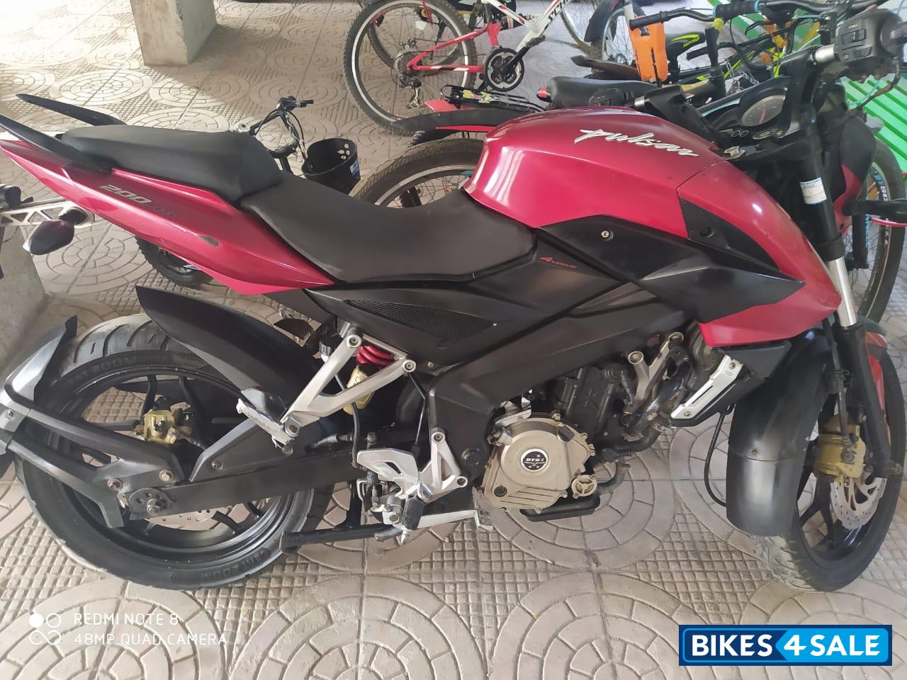 Used 12 Model Bajaj Pulsar Ns0 For Sale In Pune Id Red Colour Bikes4sale