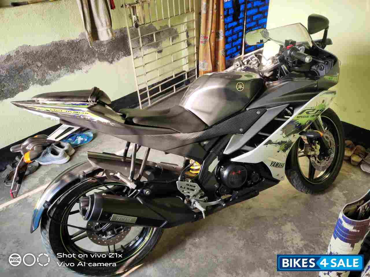 Used Yamaha YZF R15 V2 for sale in Kolkata. ID 306530. Blueish Green ...