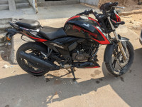 Black Red TVS Apache RTR 200 4V Race Edition 2.0