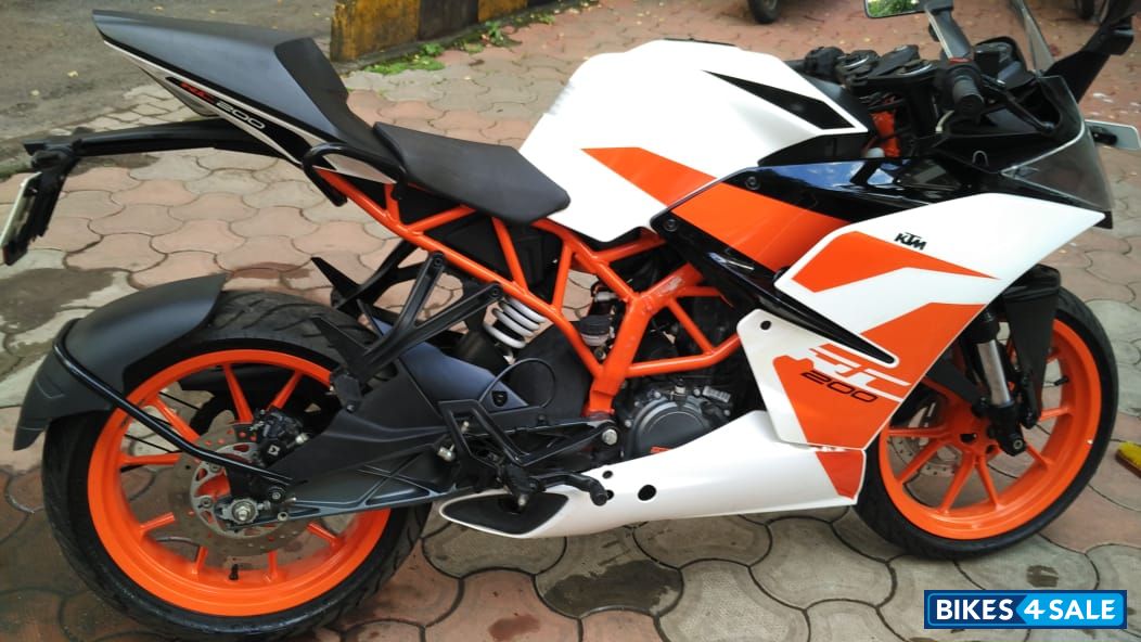 ktm rc 200 electronic orange