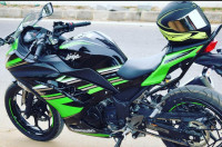 Lime Green Kawasaki Ninja 300R