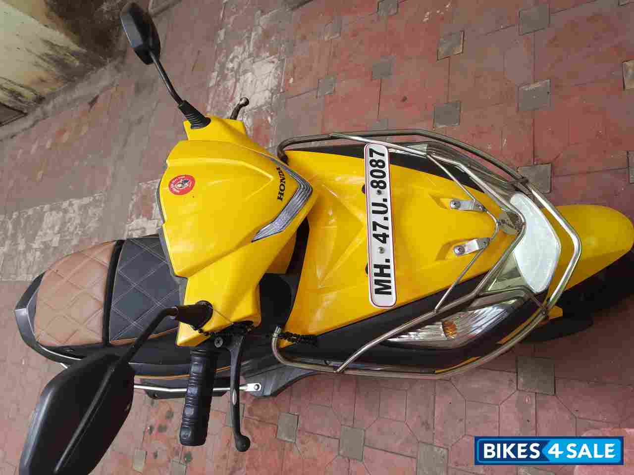 Yellow Honda Dio