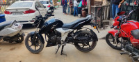 Black White TVS Apache RTR 160 4V