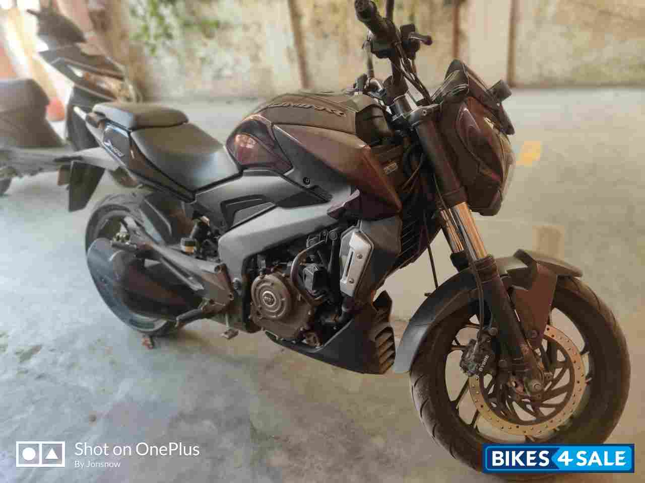 Plum Red Bajaj Dominar 400