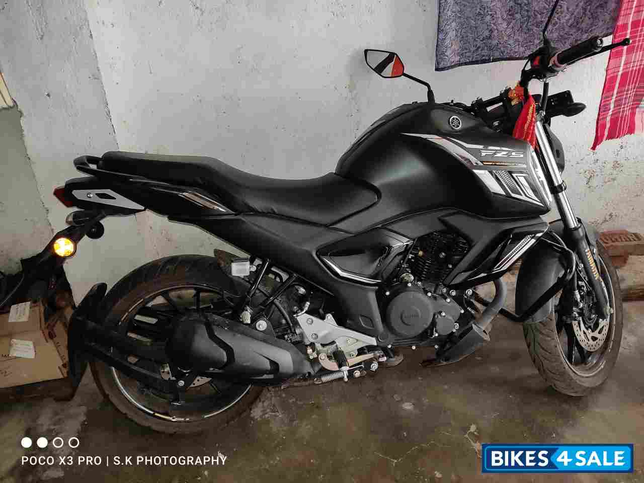 Used 2021 model Yamaha FZ FI V3 BS6 for sale in Ranchi. ID 348442. Mate Black colour - Bikes4Sale