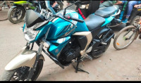 Cyan Blue Yamaha FZ-S FI V2