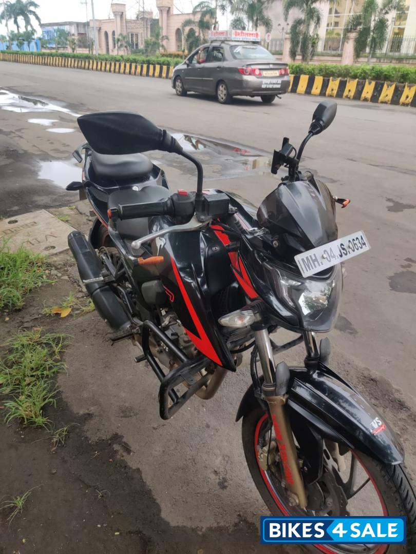 Black Red TVS Apache RTR 200 4V ABS Black Red TVS Apache RTR 200 4V ABS