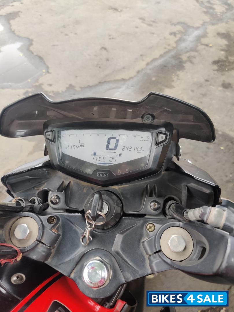 Black Red TVS Apache RTR 200 4V ABS Black Red TVS Apache RTR 200 4V ABS