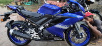 Blue Yamaha YZF R15 V3 BS6