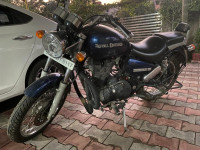 Blue Royal Enfield Thunderbird 350