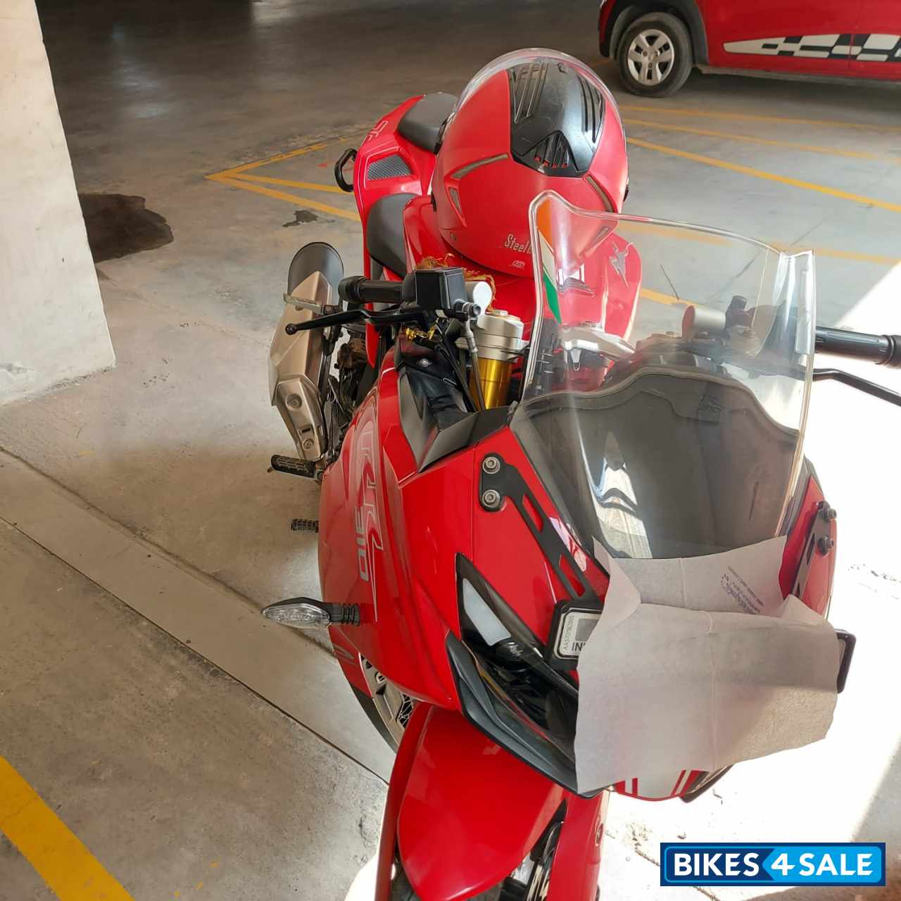 Red TVS Apache RR 310