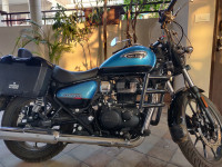 Blue Royal Enfield Meteor 350 Supernova