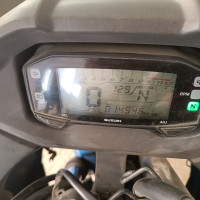 Blue Suzuki Gixxer SF