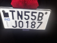 Black Red Bajaj Pulsar