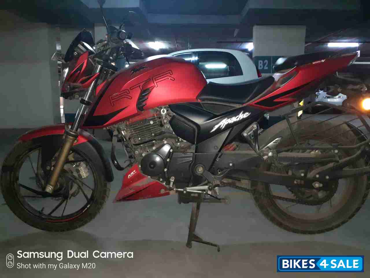 Red TVS Apache RTR 200 4V Red TVS Apache RTR 200 4V