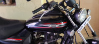 Black And Red Bajaj Avenger Street 220