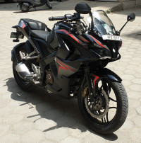 Black With Red Graphics Bajaj Pulsar RS 200 ABS