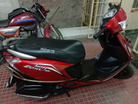 Red TVS Scooty Zest