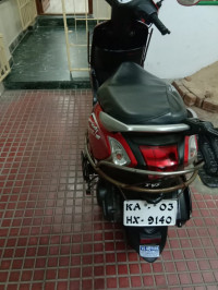 Red TVS Scooty Zest