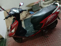 Red TVS Scooty Zest